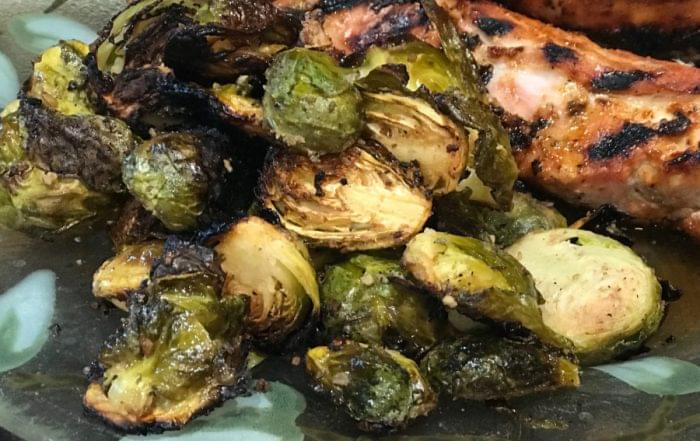 Grilled Balsamic Brussels Sprouts