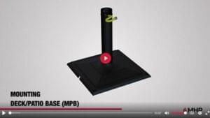 MPB Patio/Deck Base Assembly