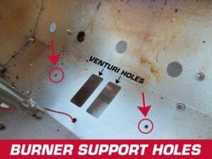 OBSPH34 Burner Support Holes