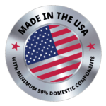 Made in the USA with minimum of 90% domestic components